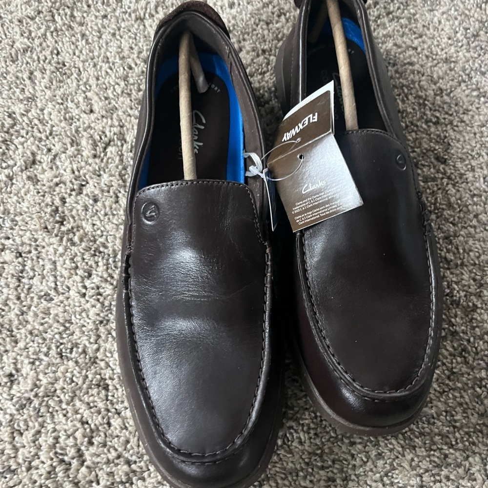 Clarks Men's Flexway Step Brown Loafers